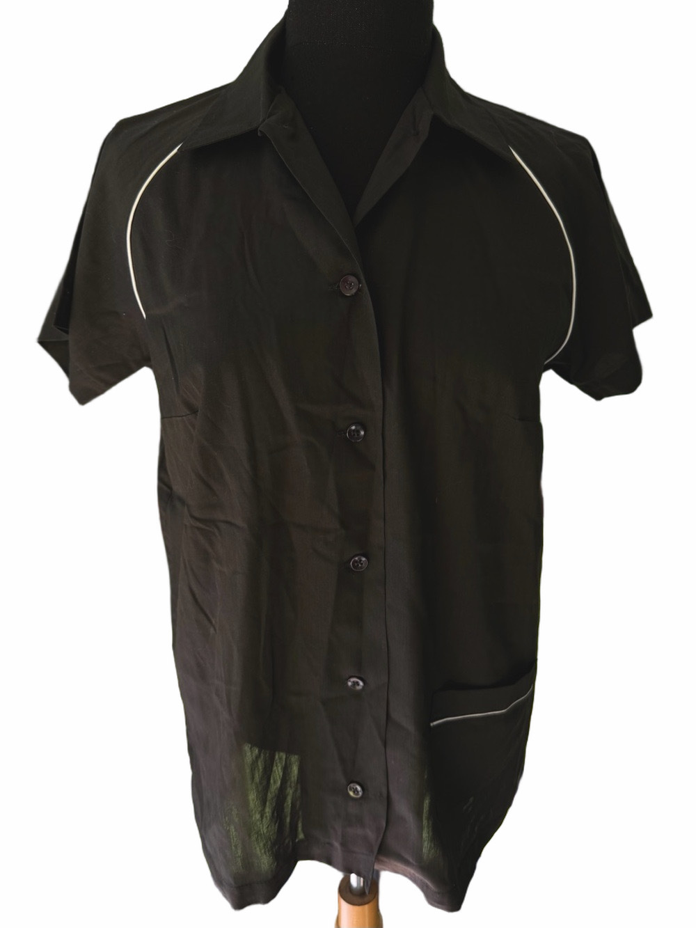 Vintage King Louie Black Bowling Shirt
Rockabilly Mid Century Retro Size Medium